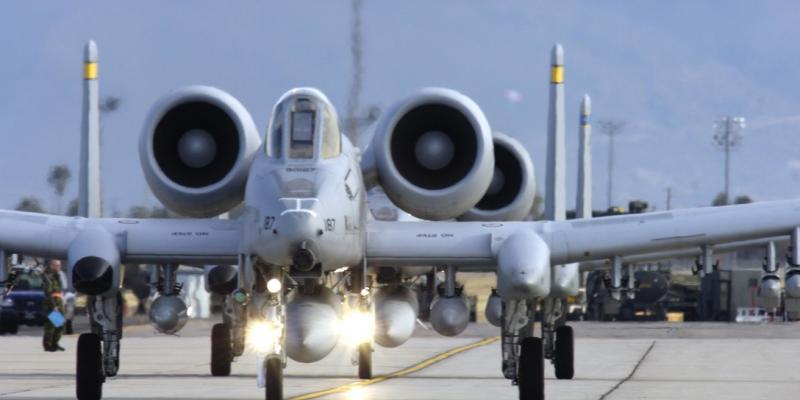 a-10 planes on runway
